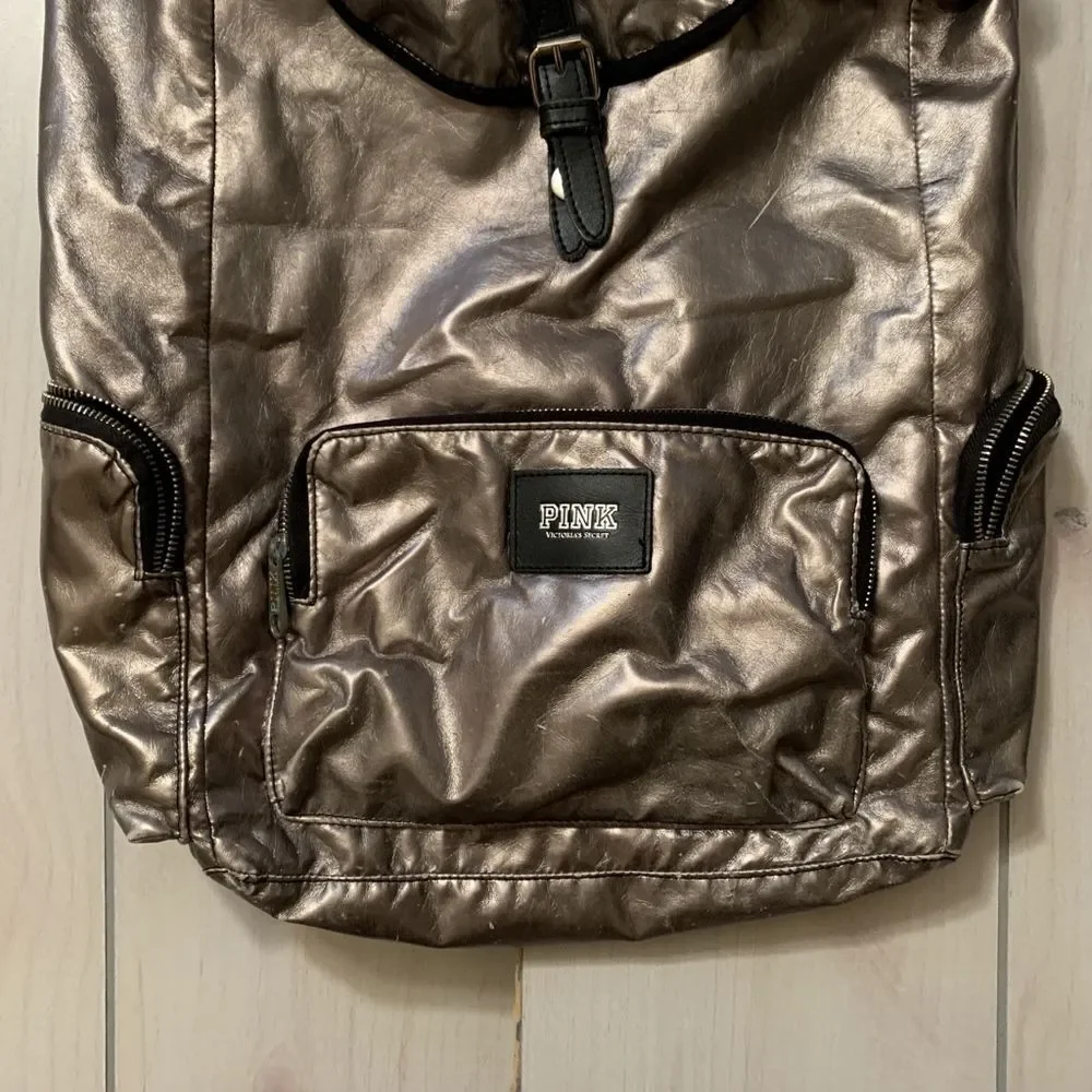 Victoria secret backpack‎ gold black